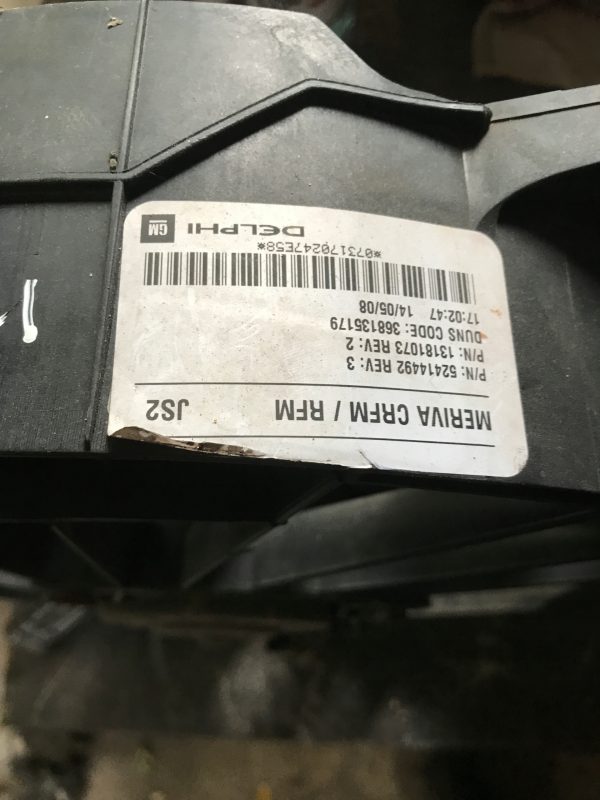 WENTYLATOR CHŁODNICY OPEL MERIVA A 1.6 B 13181073 - obrazek 3
